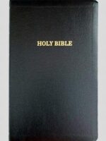 KJV Personal Size Reference Bible Giant Print Bonded Leather Black