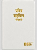 BSI Hindi Bible DY PU White TI Gilt Amity
