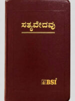 BSI Kannada-Bible JV Large Print BL Glitter Zip Reference Revised Edition