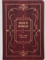 KJV LP Thinline Ref Bible Filament Burgundry LS