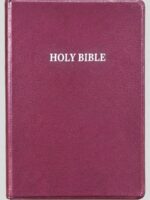 KJV Reference Bible Large Print Burgundy IL