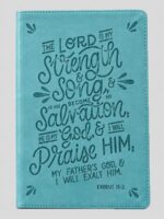NKJV Thinline Bible Verse Art Cover Collection LS Teal