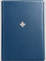 NKJV large print thinline reference bible Blue LS