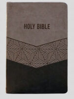 KJV Giant Print Standard Size Portfolio LS Dark Brown-Saddle Tan