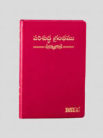 BSI Telugu Bible Amity Maroon Yapp